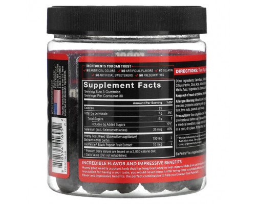 Мужское здоровье Fundamentals, Horny Goat Weed, Passion Berry, 90 Gummies Мужское здоровье Fundamentals, Horny Goat Weed, Passion Berry, 90 Gummies