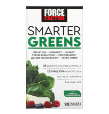 Зелень и зеленые овощи Smarter Greens, 90 Tablets