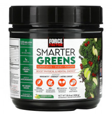 Суперфуды Smarter Greens, Superfoods + Energy Powder, Lemon-Lime, 15.4 oz (436 g)