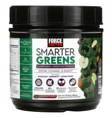 Суперфуды Smarter Greens, Superfoods + Digestion Powder, Pomegranate Berry, 14.8 oz (419 g)
