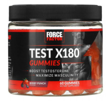 Мужское здоровье Test X180, Berry Punch, 60 Gummies
