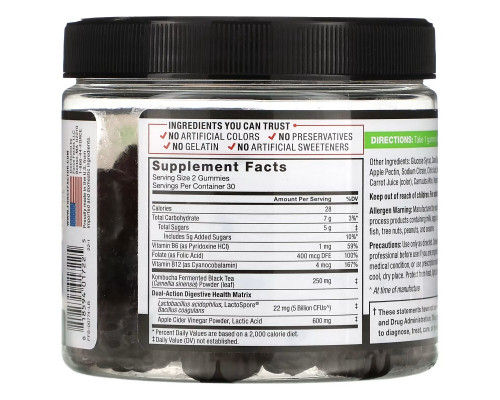 Force Factor, ProbioSlim, Kombucha Gummies, Peach, 60 Gummies Force Factor, ProbioSlim, Kombucha Gummies, Peach, 60 Gummies