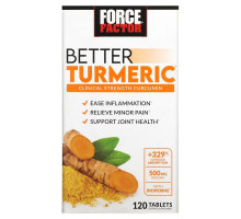 Force Factor, Better Turmeric, 120 Tablets