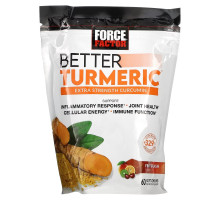 Force Factor, Better Turmeric, Extra Strength Curcumin, Fruit Splash, 60 Soft Chews