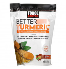Force Factor, Better Turmeric, Extra Strength Curcumin, Fruit Splash, 60 Soft Chews