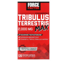 Force Factor, Fundamentals, Tribulus Terrestris Max, 500 мг, 120 растительных капсул