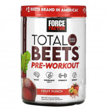 Force Factor, Total Beets, Pre-Workout, Fruit Punch, 12.5 oz (354 g)