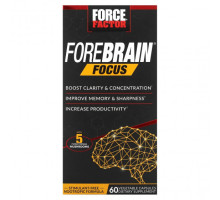 Улучшение памяти и работы мозга Forebrain Focus, 60 Vegetable Capsules