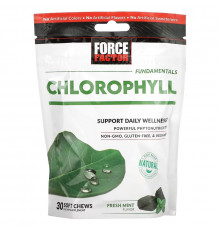 Force Factor, Fundamentals, Chlorophyll, Fresh Mint, 30 Soft Chews