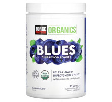 Force Factor, Organics, Blues Superfood Powder, Summer Berry, 12.1 oz (344 g)