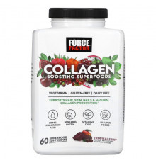 Для мышц и суставов Collagen Boosting Superfoods, Tropical Fruit, 60 Superfood Soft Chews