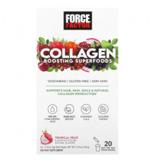 Для мышц и суставов Collagen Boosting Superfoods, Tropical Fruit, 20 Stick Packs, 0.18 oz (5 g) Each