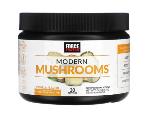 Грибы Modern Mushrooms, Vanilla, 3.34 oz (94.77 g) Грибы Modern Mushrooms, Vanilla, 3.34 oz (94.77 g)