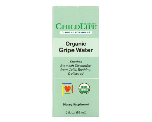 Childlife Clinicals, Organic Gripe Water, 2 fl oz (59 ml) Childlife Clinicals, Organic Gripe Water, 2 fl oz (59 ml)