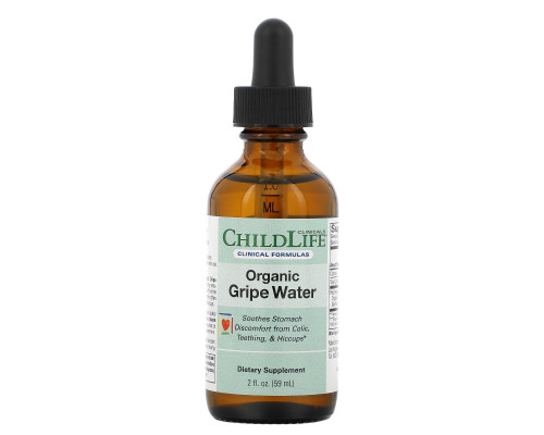 Childlife Clinicals, Organic Gripe Water, 2 fl oz (59 ml) Childlife Clinicals, Organic Gripe Water, 2 fl oz (59 ml)