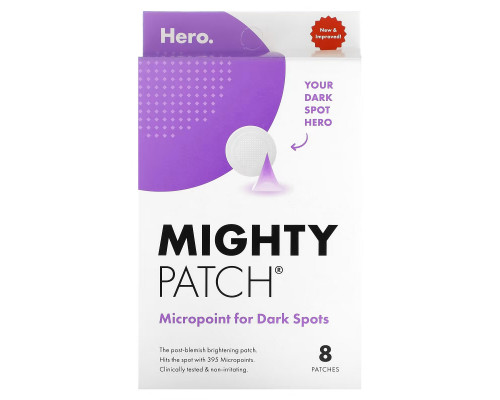 Hero Cosmetics, Mighty Patch, Micropoint для темных пятен, 8 патчей