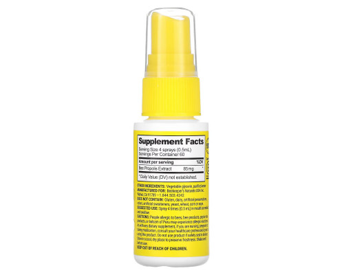 Beekeeper's Naturals, Propolis Throat Spray, 1.06 fl oz (30 ml) Beekeeper's Naturals, Propolis Throat Spray, 1.06 fl oz (30 ml)