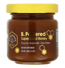 Beekeeper's Naturals, B. Powered Superfood Honey, 4.4 oz (125 g)