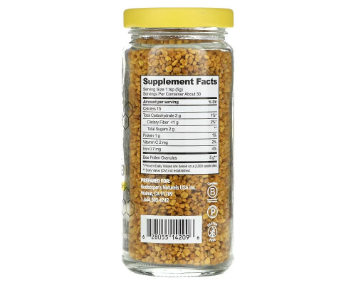 Beekeeper's Naturals, B. Fueled, пчелиная пыльца, 150 г (5,2 унции) Beekeeper's Naturals, B. Fueled, пчелиная пыльца, 150 г (5,2 унции)