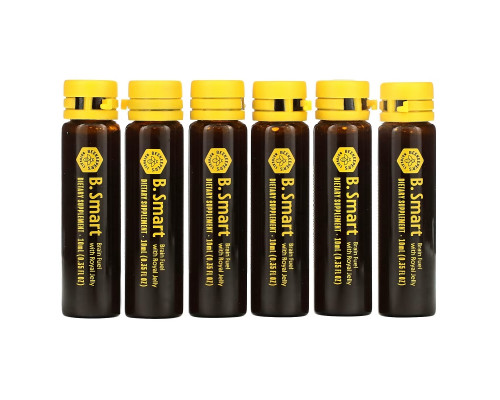 Beekeeper's Naturals, Royal Jelly Brain Fuel, 6 Vials, 0.35 fl oz (10 ml) Each Beekeeper's Naturals, Royal Jelly Brain Fuel, 6 Vials, 0.35 fl oz (10 ml) Each