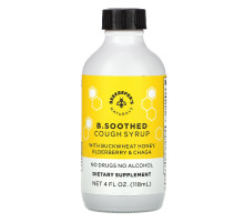 Beekeeper's Naturals, B. Soothed Cough Syrup, 4 fl oz (118 ml)