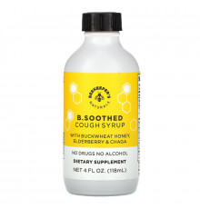 Beekeeper's Naturals, B. Soothed Cough Syrup, 4 fl oz (118 ml)