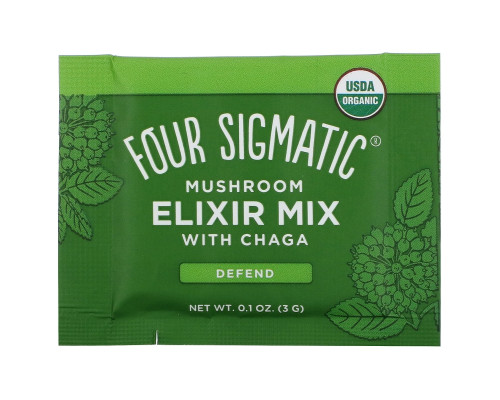 Four Sigma Foods Супер-гриб Чага Напиток с Шиповником 20 Пакетиков 0.1 унции (3 г) Каждый Four Sigma Foods Супер-гриб Чага Напиток с Шиповником 20 Пакетиков 0.1 унции (3 г) Каждый