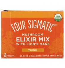 Four Sigma Foods Lion's Mane Superfood Mushroom Drink Mix 20 Packets 0.1 oz (3 g) Each