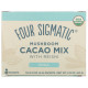 Four Sigma Foods XOCO Blue Mushroom Hot Cocoa Drink Mix with Reishi Sweet Cinnamon 10 Powder Bags 0.2 oz (6 g ) Each