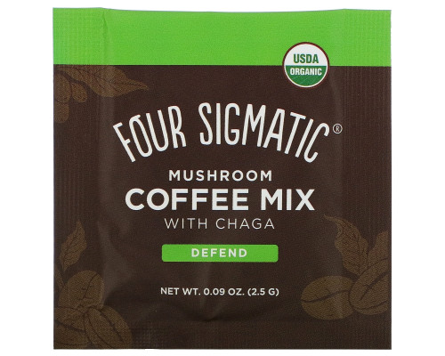 Four Sigma Foods Кордицепс Грибной кофе 10 шт 0.09 унции Каждый Four Sigma Foods Кордицепс Грибной кофе 10 шт 0.09 унции Каждый