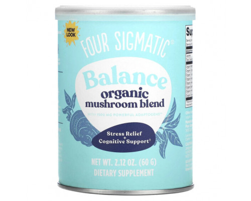 Грибы Balance, Organic Mushroom Blend, Caffeine Free, 2.12 oz (60 g) Грибы Balance, Organic Mushroom Blend, Caffeine Free, 2.12 oz (60 g)