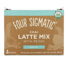Four Sigmatic, Чай латте, грибное ассорти, 10 пакетов, каждый по 0,21 унц. (6 г)