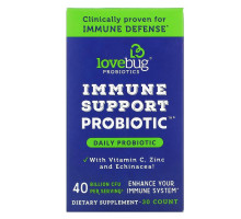LoveBug Probiotics, Immune Support Probiotic, Daily Probiotic, 40 Billion CFU, 30 Count