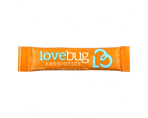 Детское здоровье LoveBug Probiotics, пробиотики для детей в возрасте от 12 месяцев до 4 лет, 15 млрд КОЕ, 30 пакетиков по 1,8 г (0,06 унции) Детское здоровье LoveBug Probiotics, пробиотики для детей в возрасте от 12 месяцев до 4 лет, 15 млрд КОЕ, 30 пакетиков по 1,8 г (0,06 унции)
