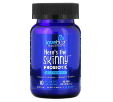 LoveBug Probiotics, Here's The Skinny Probiotic, 10 Billion CFU, 30 Count