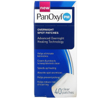 PanOxyl, Overnight Spot Patches, 40 Clear Patches