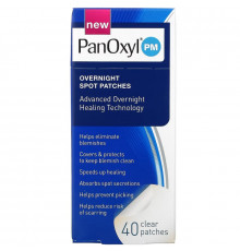 PanOxyl, Overnight Spot Patches, 40 Clear Patches PanOxyl, Overnight Spot Patches, 40 Clear Patches