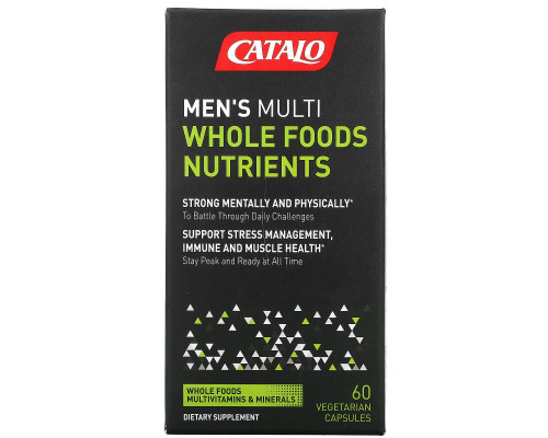 Catalo Naturals, Men's Multi, Whole Food Nutrients, 60 Vegetarian Capsules Catalo Naturals, Men's Multi, Whole Food Nutrients, 60 Vegetarian Capsules
