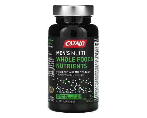 Catalo Naturals, Men's Multi, Whole Food Nutrients, 60 Vegetarian Capsules Catalo Naturals, Men's Multi, Whole Food Nutrients, 60 Vegetarian Capsules