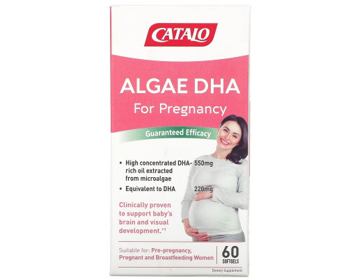 Catalo Naturals, Algae DHA for Pregnancy, 60 Softgels Catalo Naturals, Algae DHA for Pregnancy, 60 Softgels