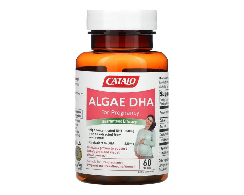 Catalo Naturals, Algae DHA for Pregnancy, 60 Softgels Catalo Naturals, Algae DHA for Pregnancy, 60 Softgels
