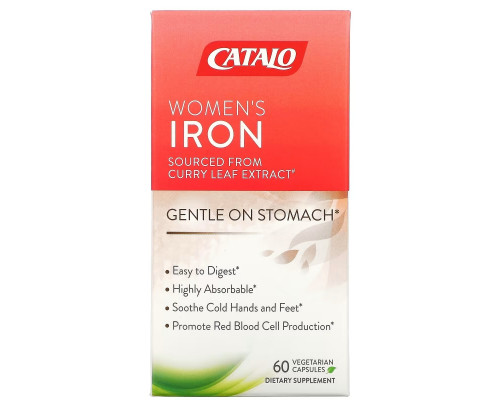 Catalo Naturals, Women's Iron, 60 Vegetarian Capsules