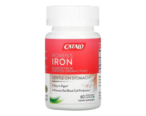 Catalo Naturals, Women's Iron, 60 Vegetarian Capsules