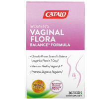 Catalo Naturals, Women's Vaginal Flora Balance Formula, 30 Vegetarian Capsules