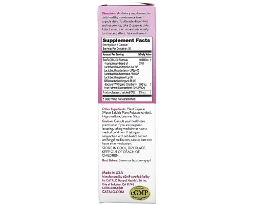 Catalo Naturals, Women's Vaginal Flora Balance Formula, 30 Vegetarian Capsules Catalo Naturals, Women's Vaginal Flora Balance Formula, 30 Vegetarian Capsules