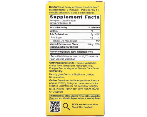 Catalo Naturals, Chewable Vitamin C, Orange Pineapple, 200 mg, 60 Chewable Tablets Catalo Naturals, Chewable Vitamin C, Orange Pineapple, 200 mg, 60 Chewable Tablets