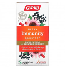 Catalo Naturals, Ultra Immunity Booster, Echinacea & Elderberry Blend,  60 Tablets