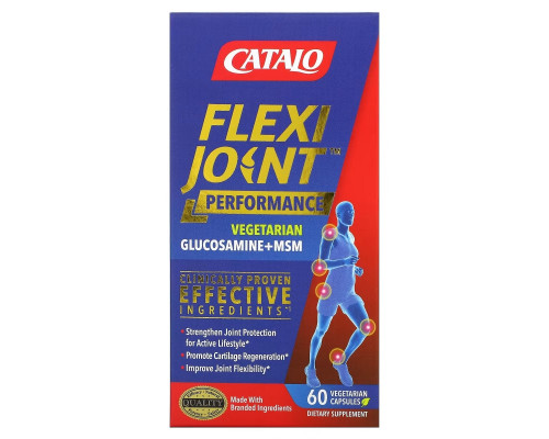 Catalo Naturals, FlexiJoint Performance, Glucosamine & OptiMSM, Joint Flexibility, 60 Vegetraian Capsules Catalo Naturals, FlexiJoint Performance, Glucosamine & OptiMSM, Joint Flexibility, 60 Vegetraian Capsules