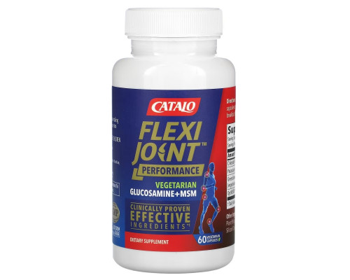 Catalo Naturals, FlexiJoint Performance, Glucosamine & OptiMSM, Joint Flexibility, 60 Vegetraian Capsules Catalo Naturals, FlexiJoint Performance, Glucosamine & OptiMSM, Joint Flexibility, 60 Vegetraian Capsules