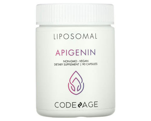 Codeage, Liposomal, Apigenin, Non-GMO, Vegan, 90 Capsules Codeage, Liposomal, Apigenin, Non-GMO, Vegan, 90 Capsules